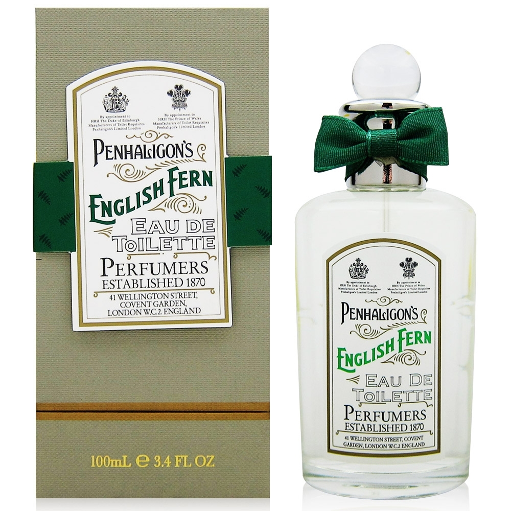 [即期紓困優惠] PENHALIGON’S潘海利根 English Fern 英格蘭之地淡香水100ml (2018) (英國進口) 商品期限到2022.03