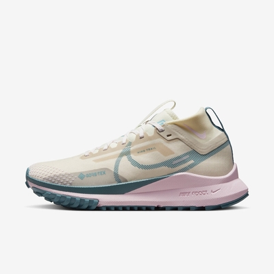 NIKE W REACT PEGASUS TRAIL 4 GTX 女防水慢跑鞋-粉米-DJ7929100