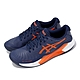 Asics 網球鞋 GEL-Challenger 14 Clay 男鞋 藍 橘 避震 耐磨 紅土 運動鞋 亞瑟士 1041A449401 product thumbnail 1