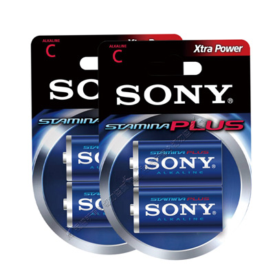 SONY 2號高效能鹼性電池 (4顆入)
