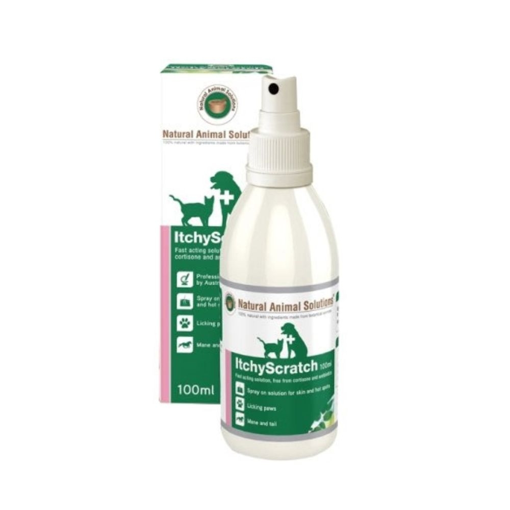 Natural Animal Solutions100%天然草本系列保健品-Itchy Scratch皮膚修復噴劑 100ml(購買二件贈送全家禮卷50元x1張)