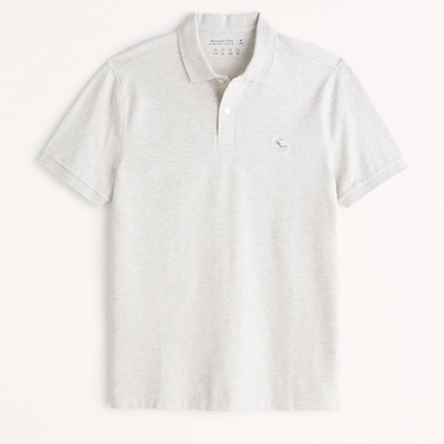 AF Abercrombie & Fitch A&F 短袖POLO 灰色 2460