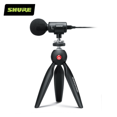 SHURE MOTIV MV88+ Video Kit 數位立體聲電容式麥克風 (IOS/Android)