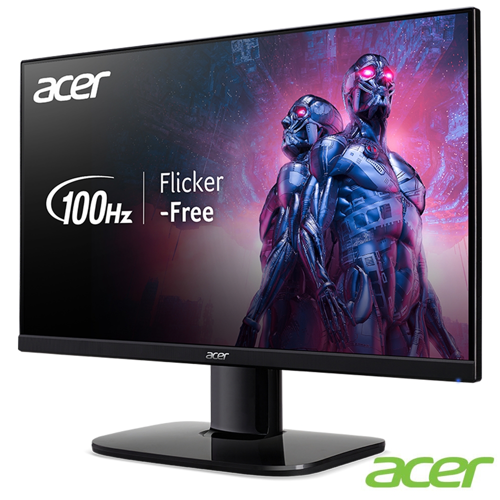 Acer 宏碁 KA220Q H 22型VA電腦螢幕  AMD FreeSync｜100hz抗閃