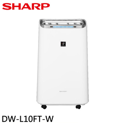 SHARP 夏普 10.5L 1級自動除菌離子清淨除濕機 DW-L10FT-W