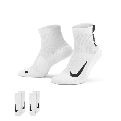 NIKE 襪子 中筒襪 運動襪 6雙組 U NK MLTPLIER ANKLE 144 白 SX7556-100 (2806)