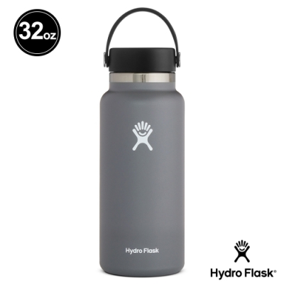 美國Hydro Flask 真空保冷/熱 寬口鋼瓶 946ml 石板灰