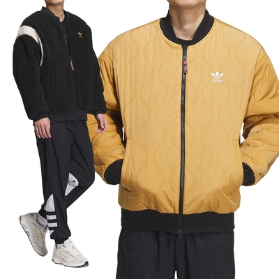 Adidas Og Sherpa Bomber 男款 黑棕色 龍年 聯名 雙面 運動 休閒 飛行 外套 IX4215