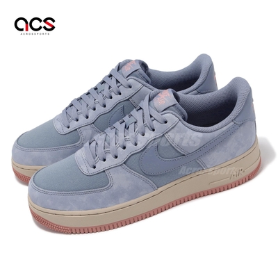 Nike 休閒鞋 Air Force 1 Low LX Ashen Slate 男鞋 藍 米白 皮革 AF1 FB8876-400