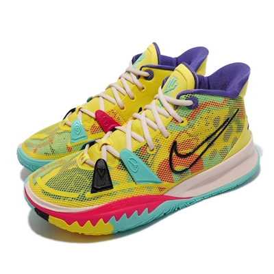 Nike 籃球鞋 Kyrie 7 EP 明星款 運動 男鞋 氣墊 避震 包覆 XDR外底 全視之眼 黃 藍 CQ9327-700