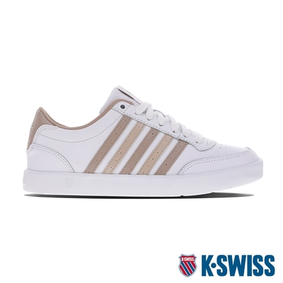 K-SWISS Court Lite CMF時尚運動鞋-女-白/焦糖