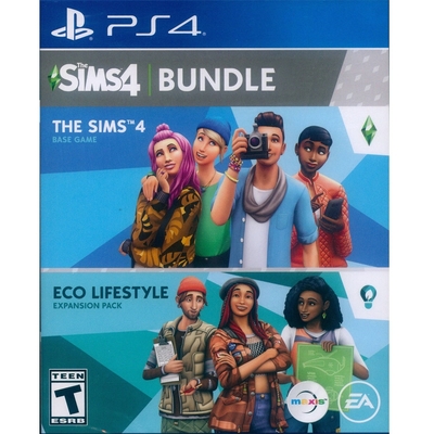 模擬市民 4 + 綠色生活 THE SIMS 4 + Eco Lifestyle - PS4 中英文美版