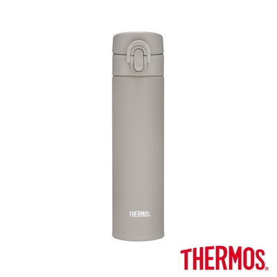 THERMOS膳魔師 超輕量彈蓋真空保溫瓶400ml(JNI-403-BW)(可可棕)