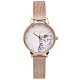 OLIVIA BURTON Q萌貓咪款米蘭帶錶帶手錶(OB16WL88)-白面x銀灰色/30mm product thumbnail 1