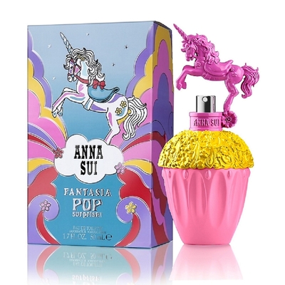 Anna Sui Fantasia Pop Surprise 童話彩虹獨角獸淡香水 50ml 黃粉 (原廠公司貨)