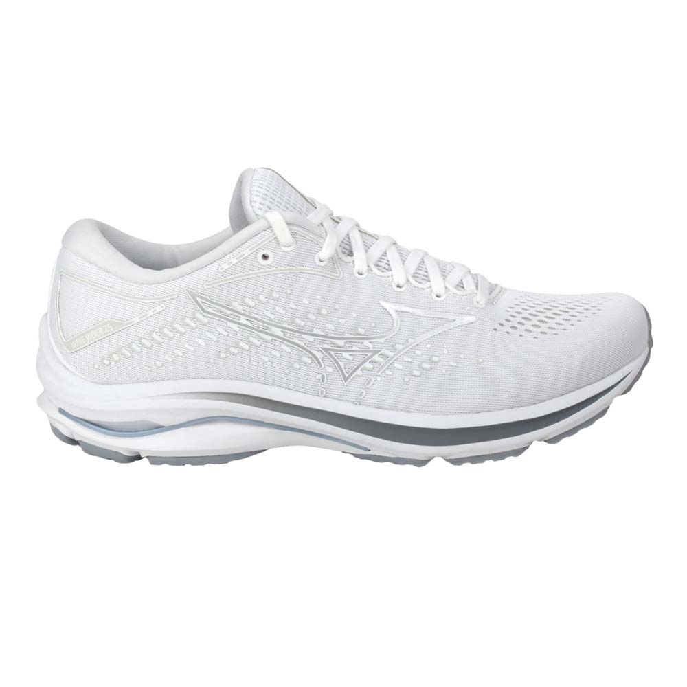 MIZUNO WAVE RIDER 25 SW 男慢跑鞋-4E-寬楦 美津濃 J1GC210496 白灰藍