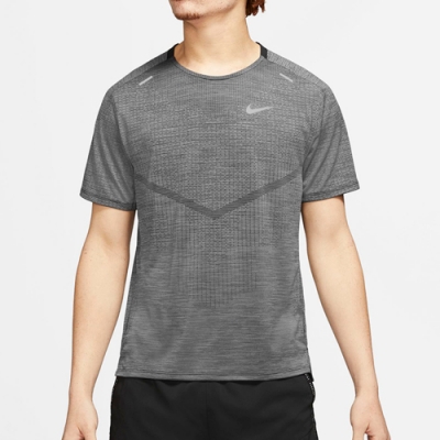 NIKE 上衣  短袖上衣 運動 慢跑 男款 灰 CZ9047010 AS M NK DFADV TECHKNIT ULTRA S