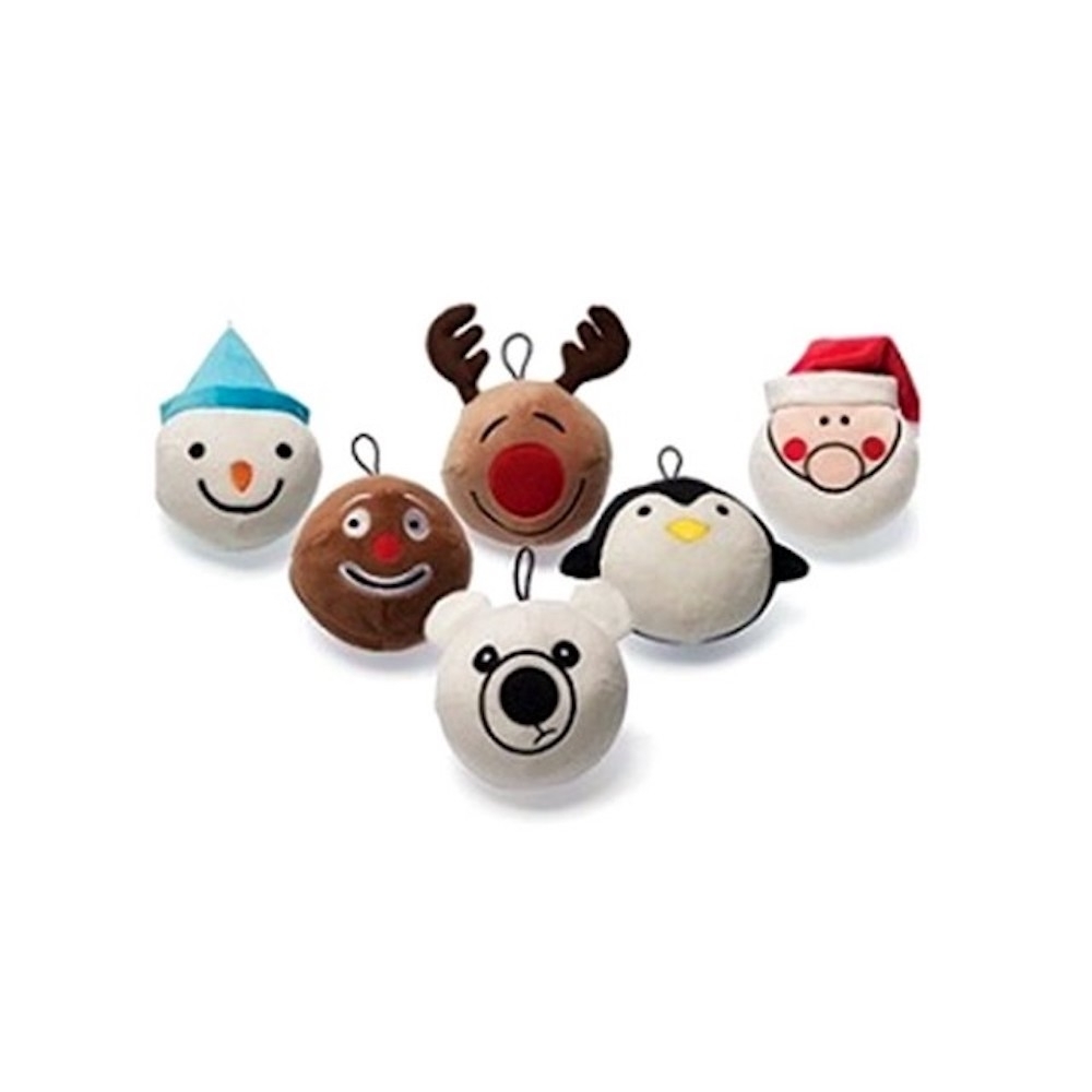 LOLDOG-聖誕節派對表情玩具球-六入組 (OR-FL-12672)
