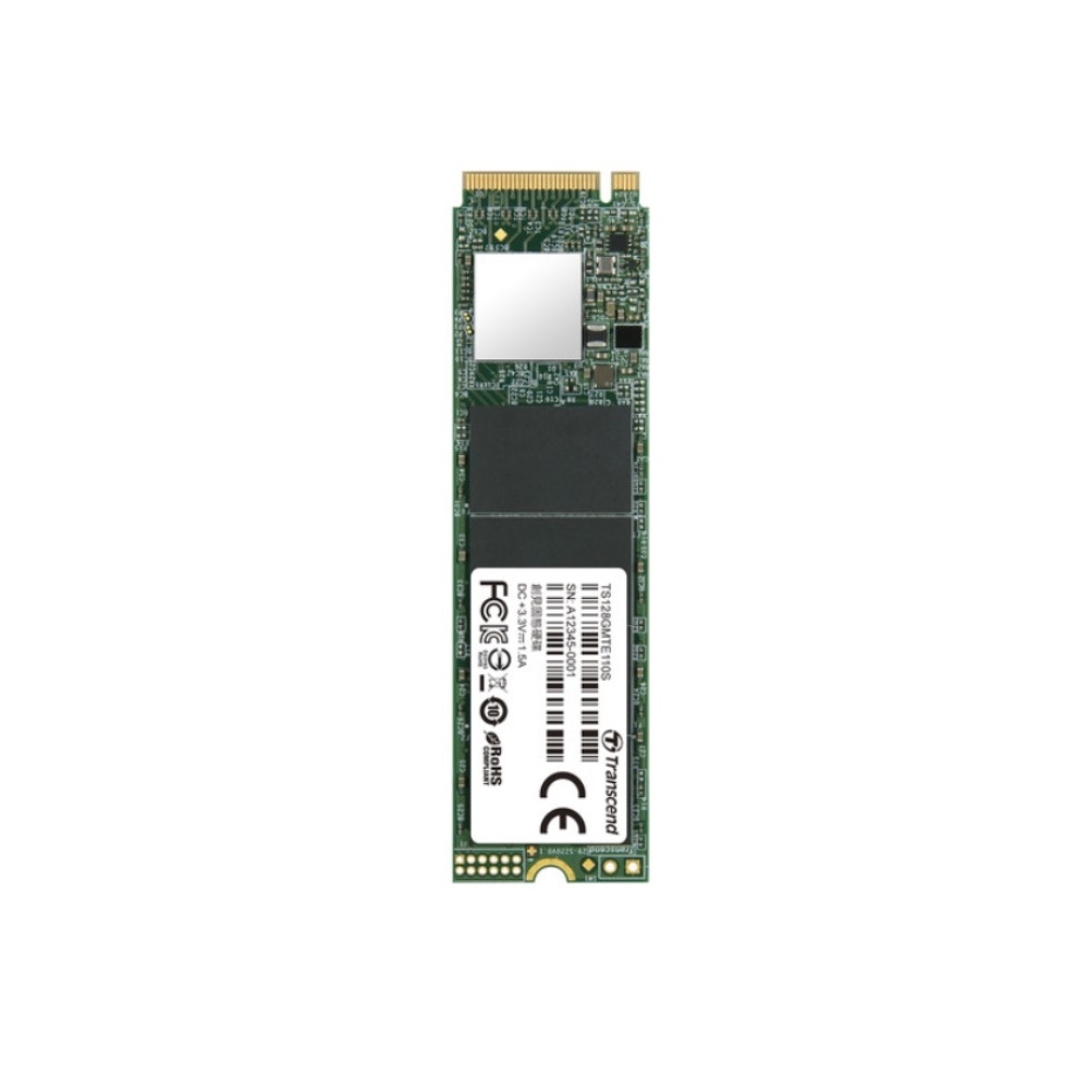 Transcend創見 256GB M.2 2280 PCIE Gen3x4 SSD固態硬碟 (TS256GMTE110S)