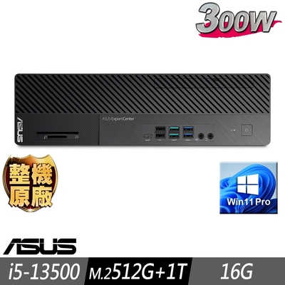 ASUS 薄型 M700SE 商用電腦 i5-13500/16G/M.2-512GB+1TB/W11P