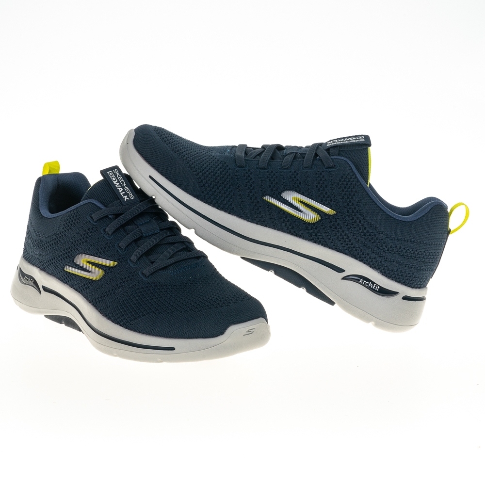 SKECHERS 男鞋 健走鞋 休閒鞋 運動鞋 足弓適應鞋墊 避震緩衝 GO WALK ARCH FIT  216263NVLM