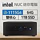 Intel系列【mini紅目鰱】i3-1115G4雙核 迷你電腦(64G/1T SSD)《RNUC11PAHi30Z01》 product thumbnail 1