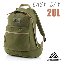 GREGORY EASY DAY 日系雙肩休閒後背包20L/大容量主袋.可容13吋筆電_綠橄欖