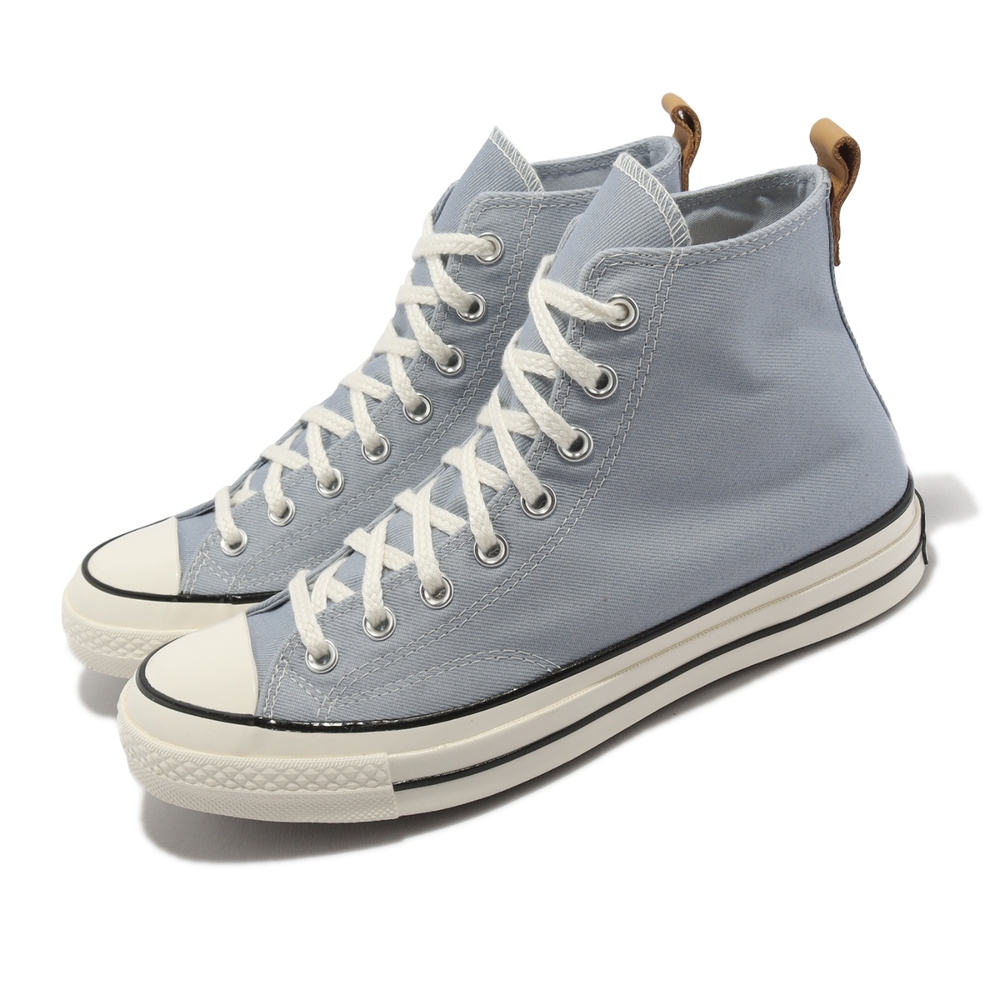 Converse 休閒鞋 Chuck 70 HI 男鞋 女鞋 淺藍灰 高筒 復古 1970 奶油底 單寧 A05272C