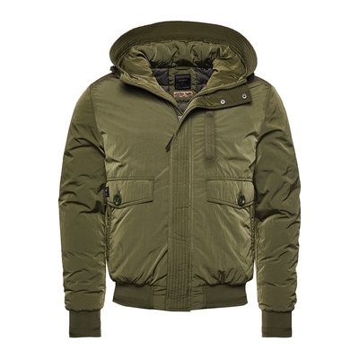 SUPERDRY 男裝 連帽外套 NEW MILITARY M-67 綠