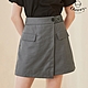 OUWEY歐薇 西裝A字短褲裙(鐵灰色；S-L)3242322413 product thumbnail 1