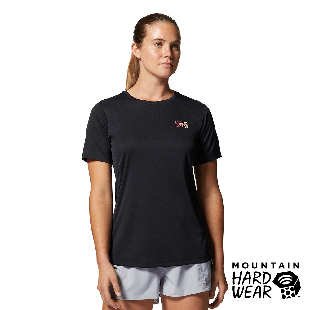 【Mountain Hardwear】Wicked Tech Short Sleeve W 防曬快乾短袖排汗衣 女款 黑色090 #1983071