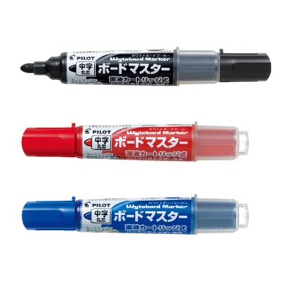 PILOT 百樂 可換卡水白板筆-中字 2.3mm 36支 / 件 WMBM-12L