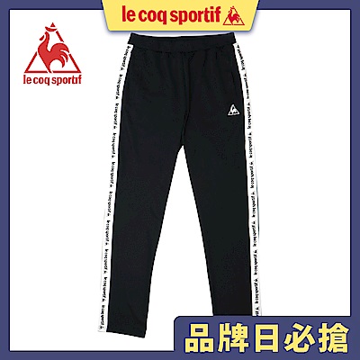 le coq sportif 法國公雞牌運動針織長褲 男-黑