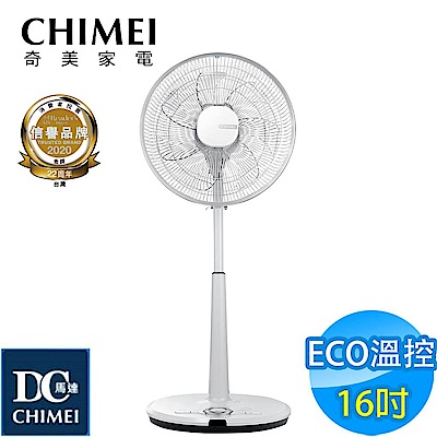 CHIMEI奇美 16吋 7段速微電腦遙控ECO溫控DC直流電風扇 DF-16D600