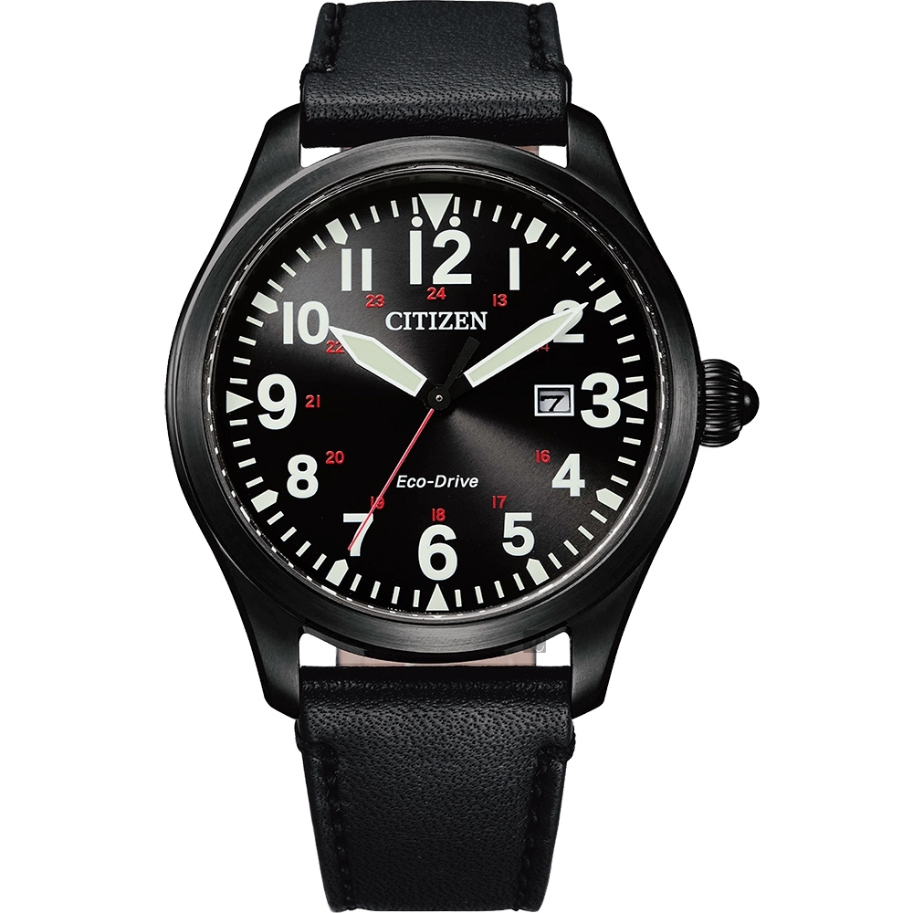 CITIZEN 星辰 光動能飛行家手錶-42mm(BM6835-23E)