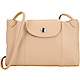 LONGCHAMP Le Pliage Cuir 小羊皮斜背包(米金色) product thumbnail 1