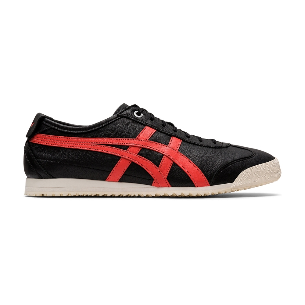 Onitsuka Tiger鬼塚虎-MEXICO 66 SD 休閒鞋 男女(黑底紅邊)1183A872-001