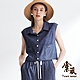 【TOWNWEAR棠葳】時尚口袋短版襯衫 2色(女上衣/短袖/大口袋/套裝/絲光棉) product thumbnail 6