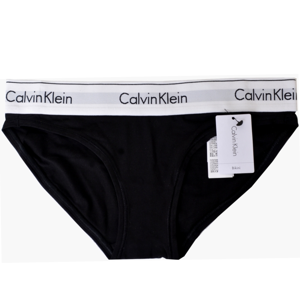 Calvin Klein ck Modern比基尼款三角女內褲(黑色)