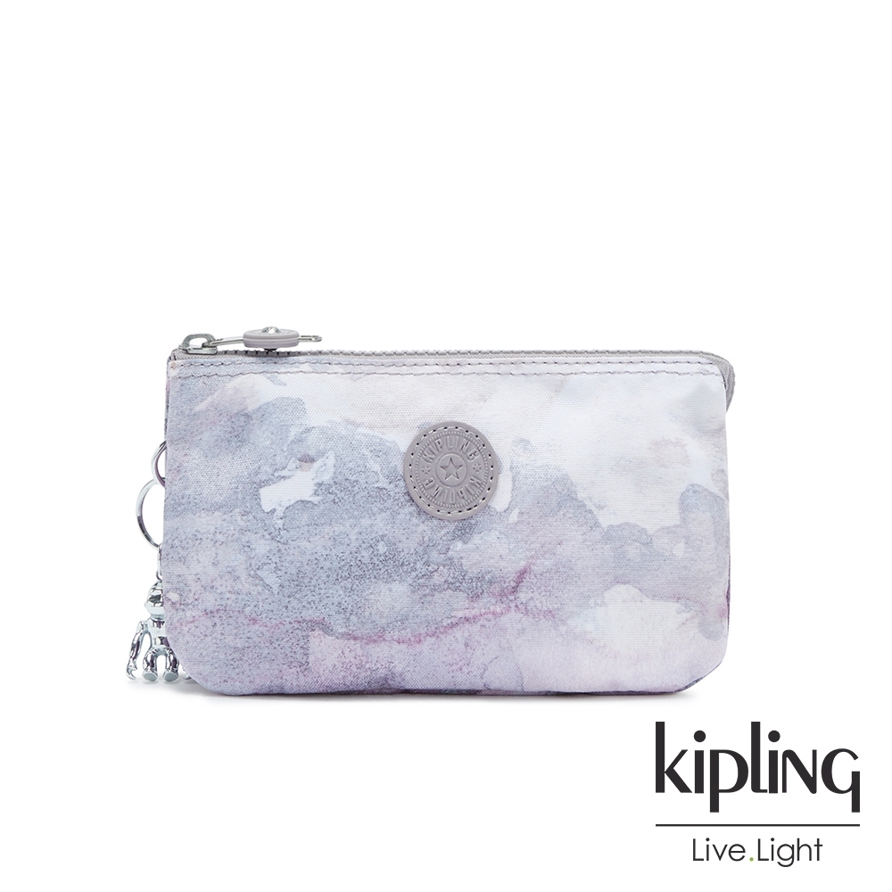 Kipling 淡雅雲彩渲染三夾層配件包-CREATIVITY L