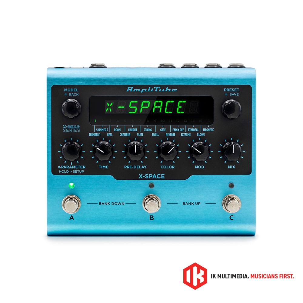 IK Multimedia AmpliTube X-SPACE Reverb 單體效果器