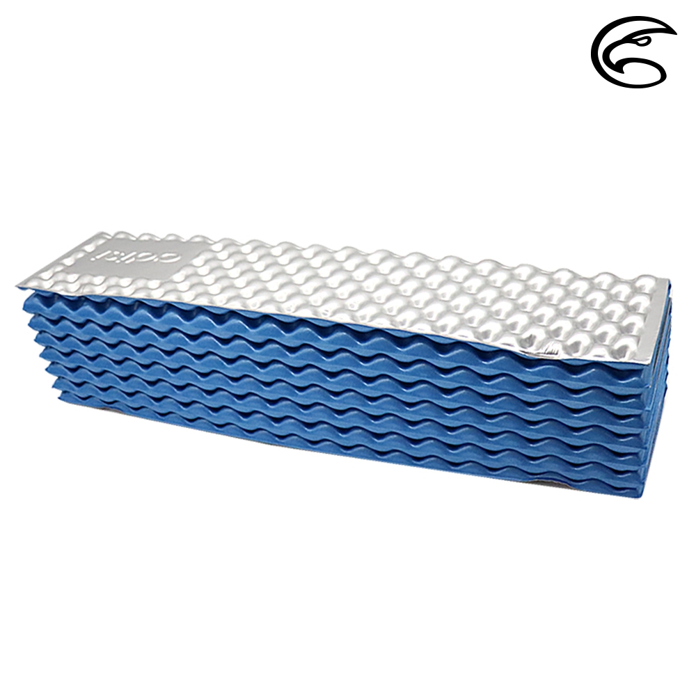 ADISI 輕量折疊鋁箔睡墊 AS21066 (單人) / 藍色+鋁箔