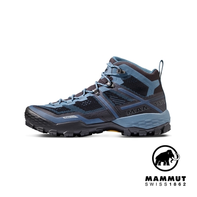 【Mammut】 Ducan Mid GTX 中筒登山健行鞋 男款 黑/波賽頓 #3030-03541