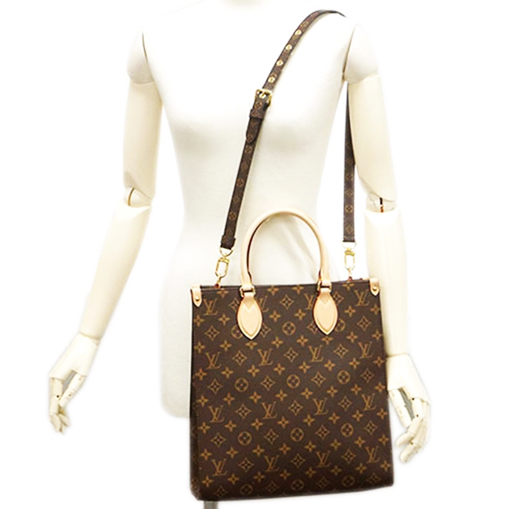 Authentic LOUIS VUITTON Monogram Sac Plat PM M45848 Bag #260-006