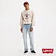 Levis 男款 經典501直筒牛仔褲 / 淺藍水洗X多重磨損刷破工藝 product thumbnail 2