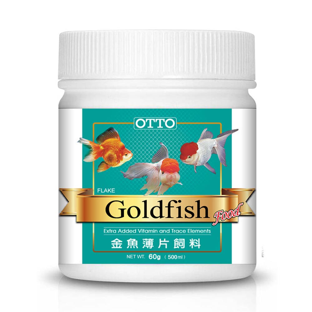 OTTO奧圖 金魚薄片飼料 60g X 2