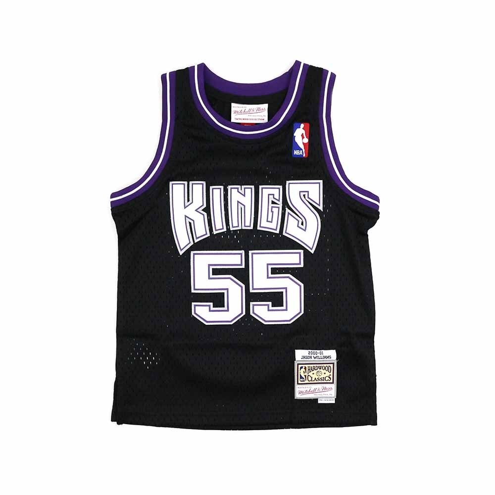 M&N 兒童 G1 Swingman復古球衣 國王隊 00-01 Jason Williams #55