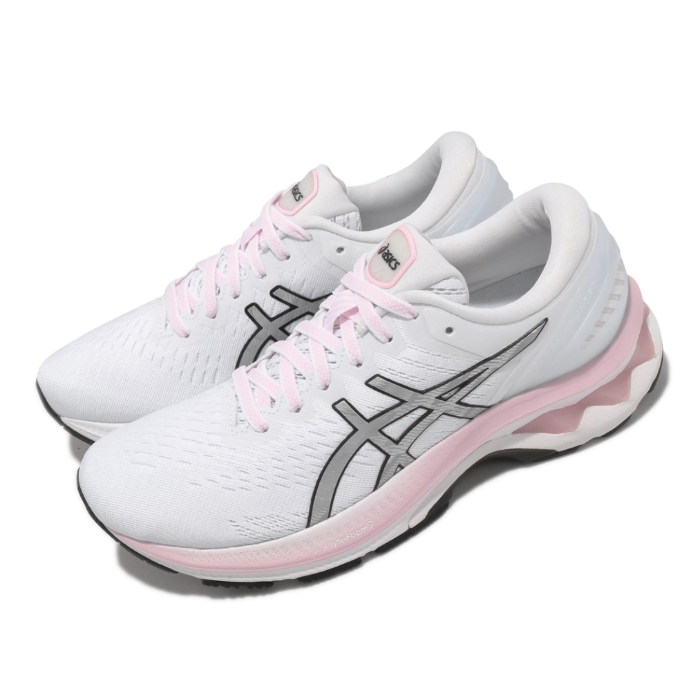 Asics 慢跑鞋 Gel Kayano 27 運動休閒 女鞋 亞瑟士 高支撐 穩定 反光 亞瑟膠 粉 白 1012A649700