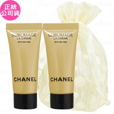 CHANEL 香奈兒 奢華金燦賦活乳霜(輕盈版)(5ml)*2旅行袋組(公司貨)