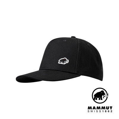 Mammut長毛象 Mountain Cap 經典長毛象布徽棒球帽 黑色 #1191-00722